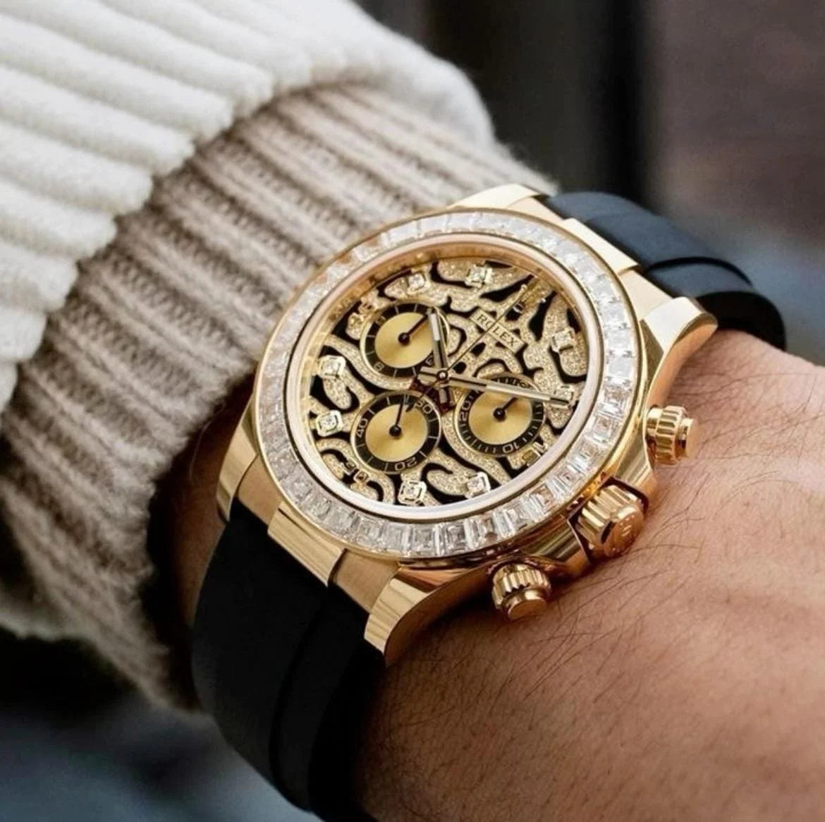 Role_x Daytona ‘Eye of the Tiger’ Yellow Gold Premium Watch