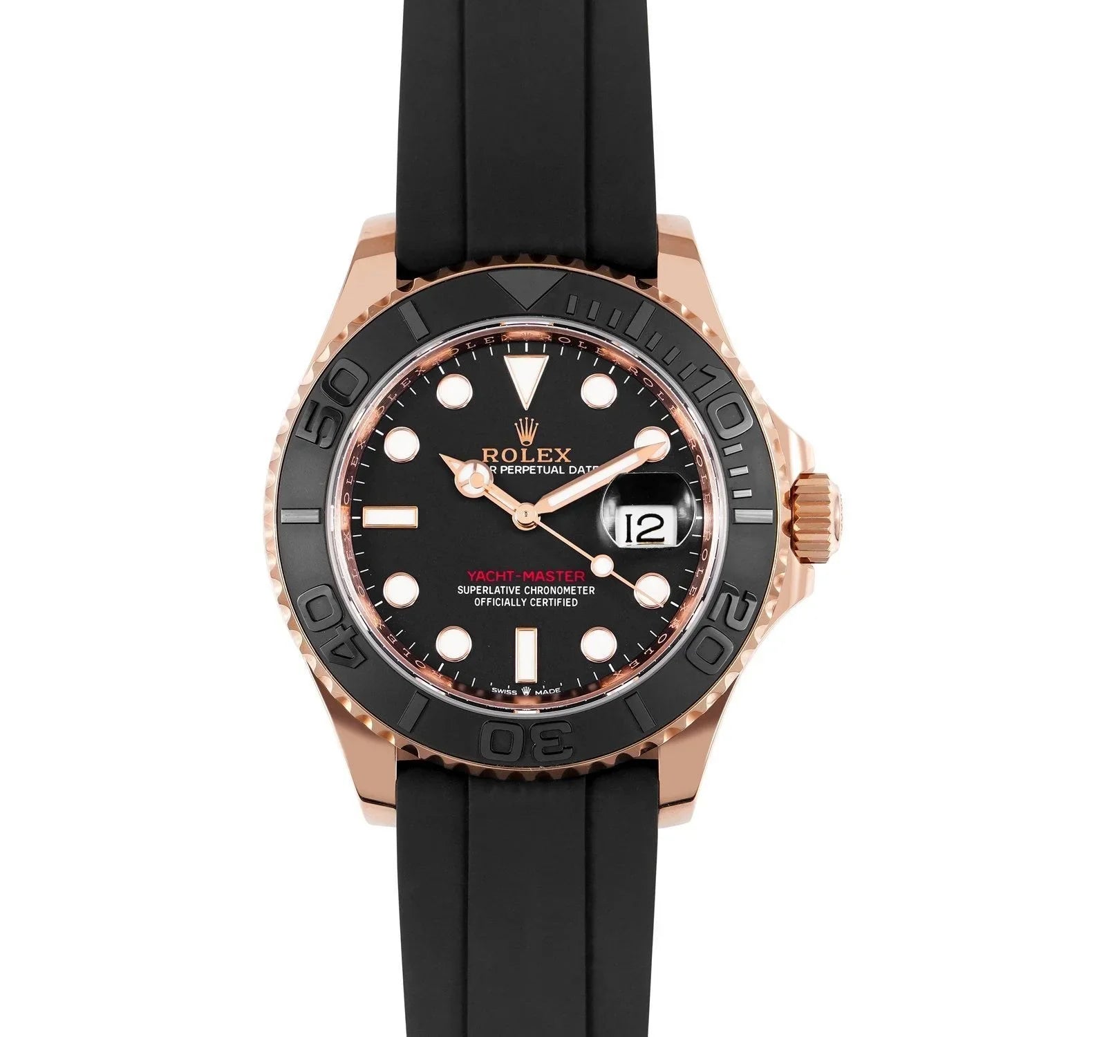 Role_x OYSTER PERPETUAL YACH MASTER (GOLDEN/BLACK) WATCH