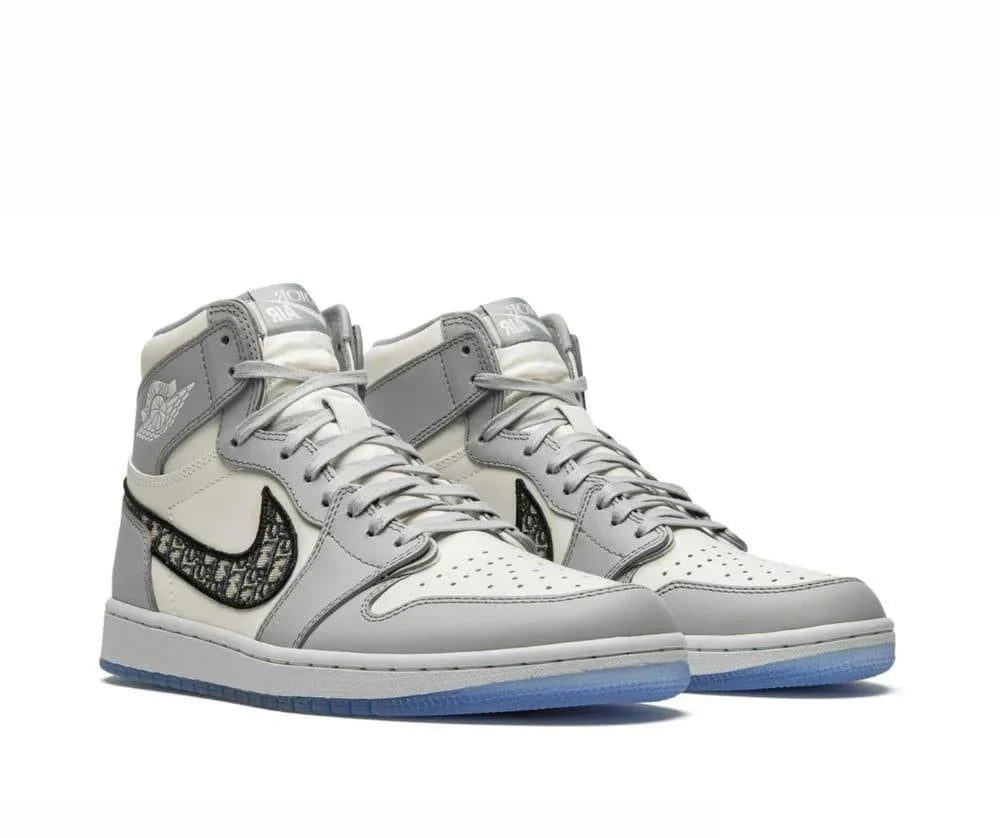 Ai_r Jord_an 1 High OG Dior — Limited Edition Grey/White 2020 Release