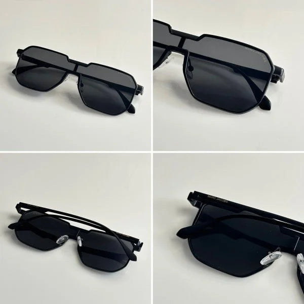 Branded MJ 314 Full Black Sunglasses (With Original Kit)