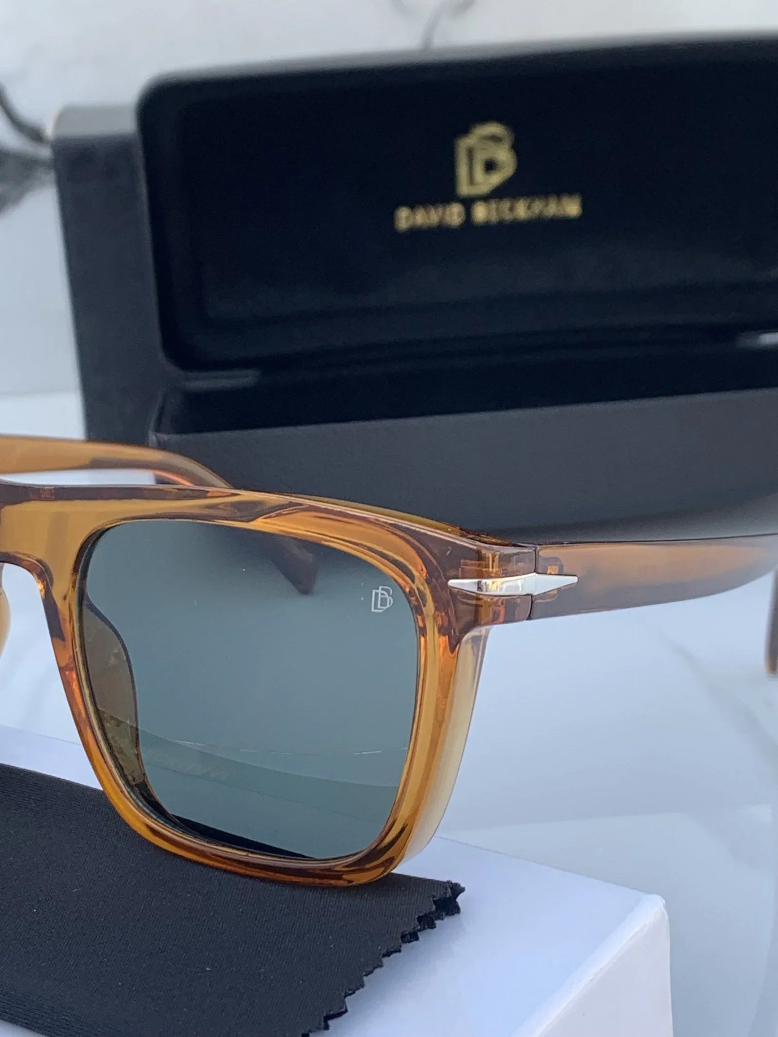 Branded D_B Brown Sunglasses Grey (With Original Kit)