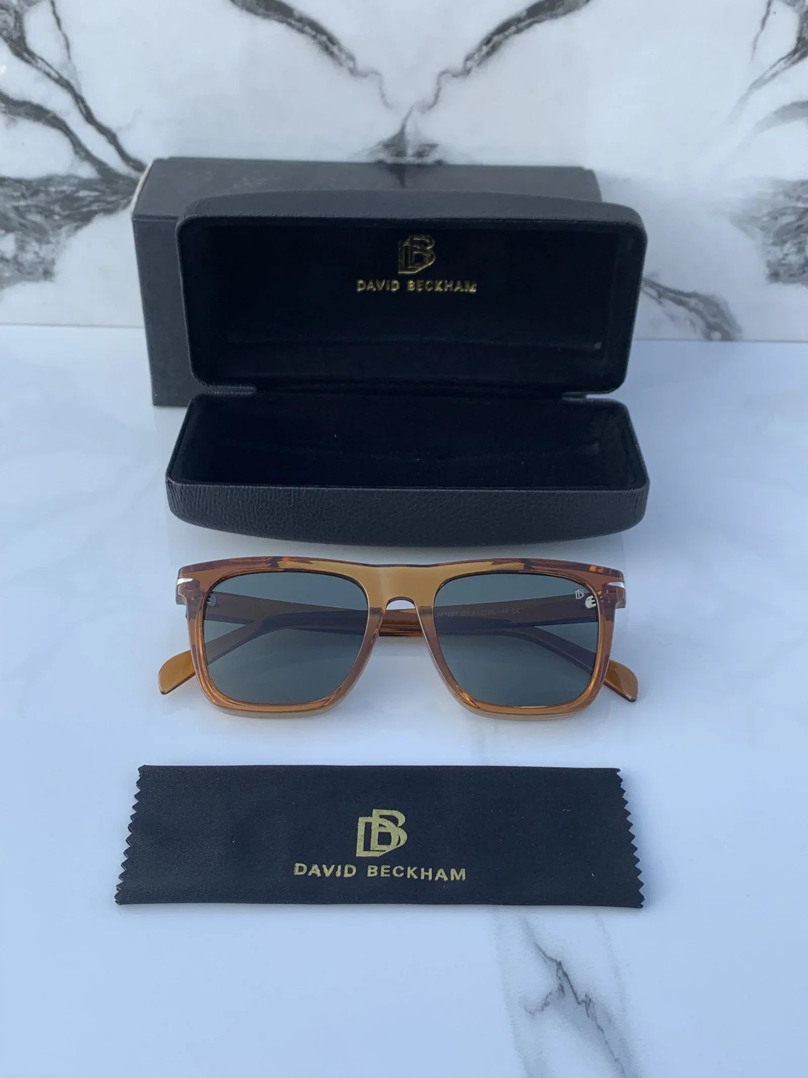 Branded D_B Brown Sunglasses Grey (With Original Kit)