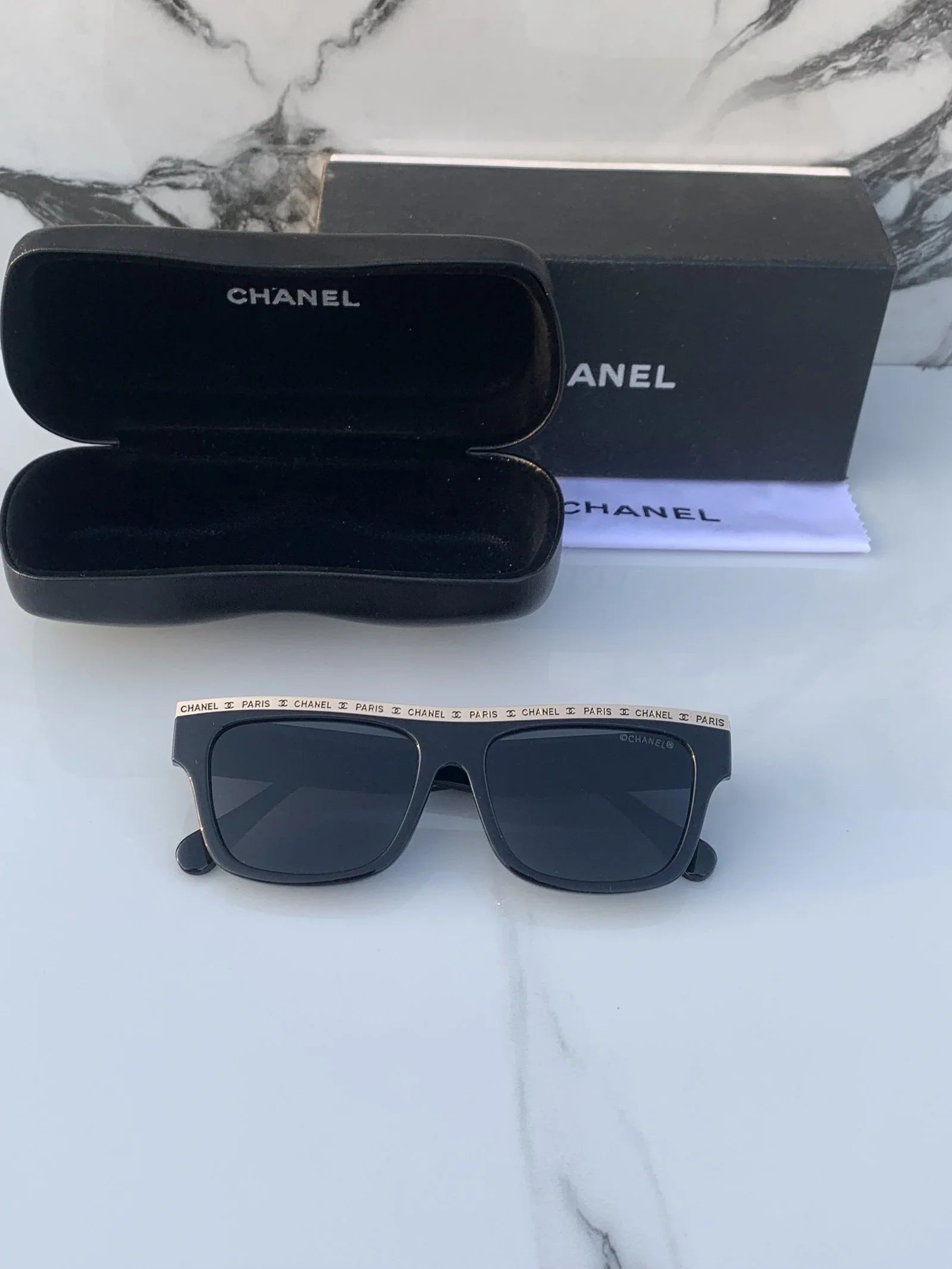 Branded Chnl Prs Full Black Sunglasses