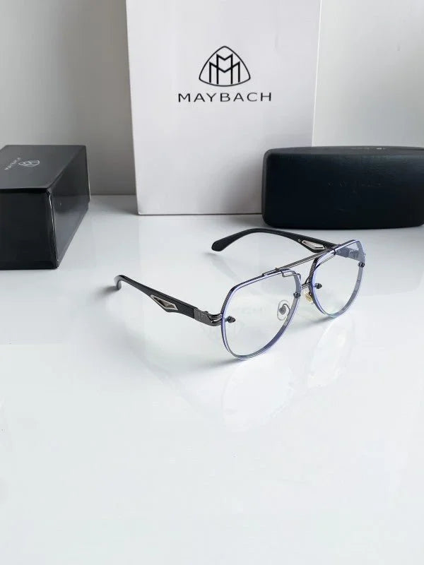 Branded Rb Silver Metal Aviator Sunglasses Bt