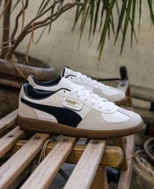 Pum_a Palermo Leather White Black 992 TOP BATCH UA
