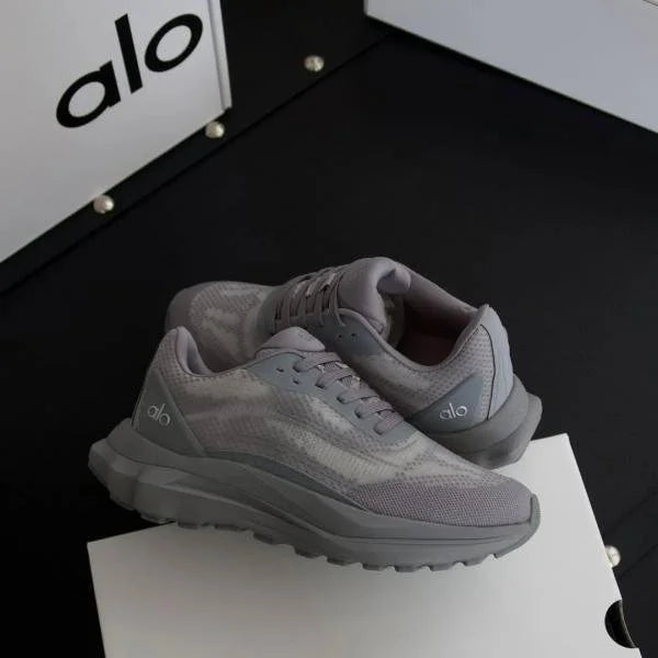A_lo Yoga Alo Runner unisex shoe in grey mesh TOP BATCH UA