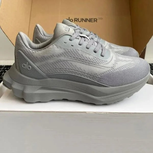 A_lo Yoga Alo Runner unisex shoe in grey mesh TOP BATCH UA