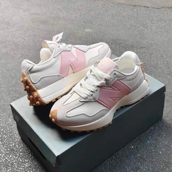 WMN NEW BALANCE 327 GREY PINK WOMEN TOP BATCH UA