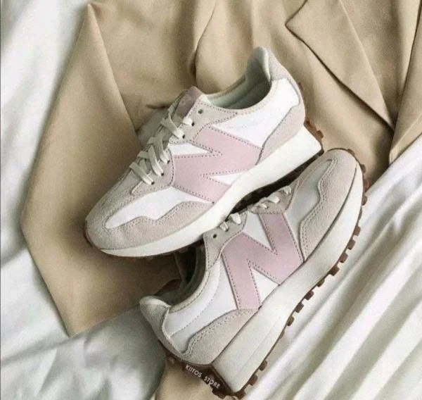 WMN NEW BALANCE 327 GREY PINK WOMEN TOP BATCH UA