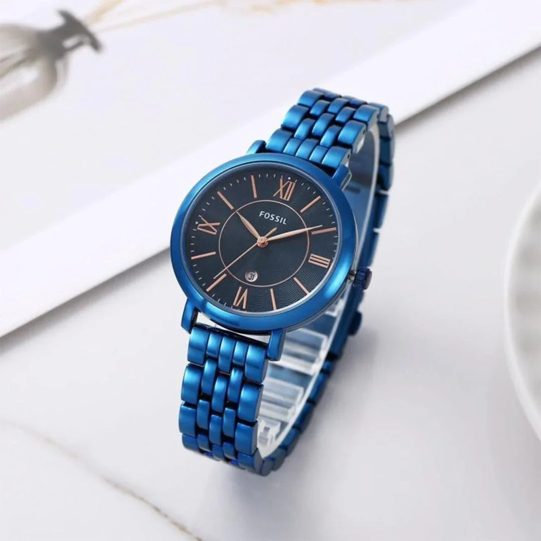 Foss_il Blue Dial Ladies Watch