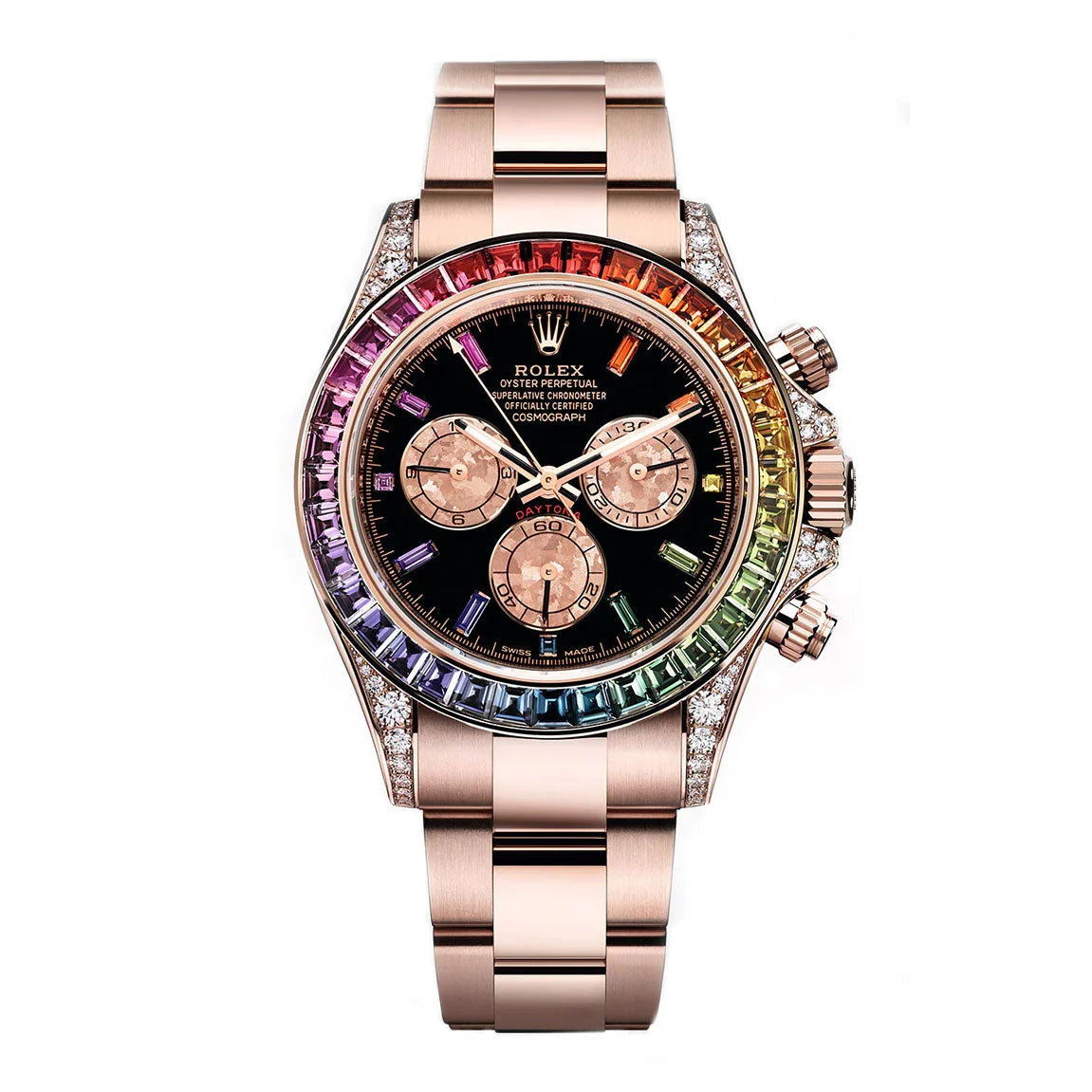 ROLE_X Rainbow daytona rose gold