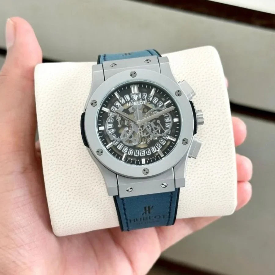 Hubl_ot Big Bang Calendar Watch Blue.