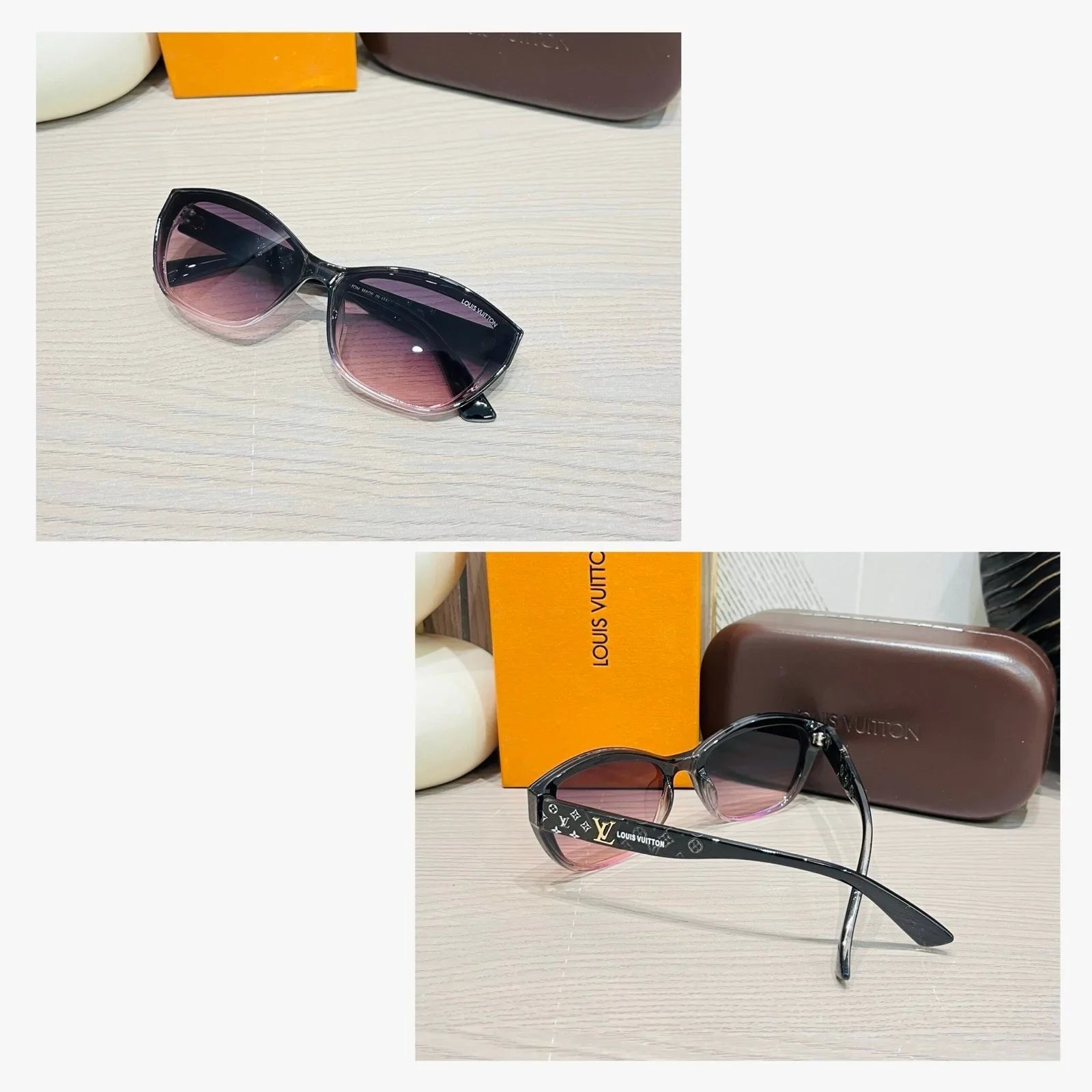 LV Noir & Mocha: Signature Black with a Touch of Light Brown