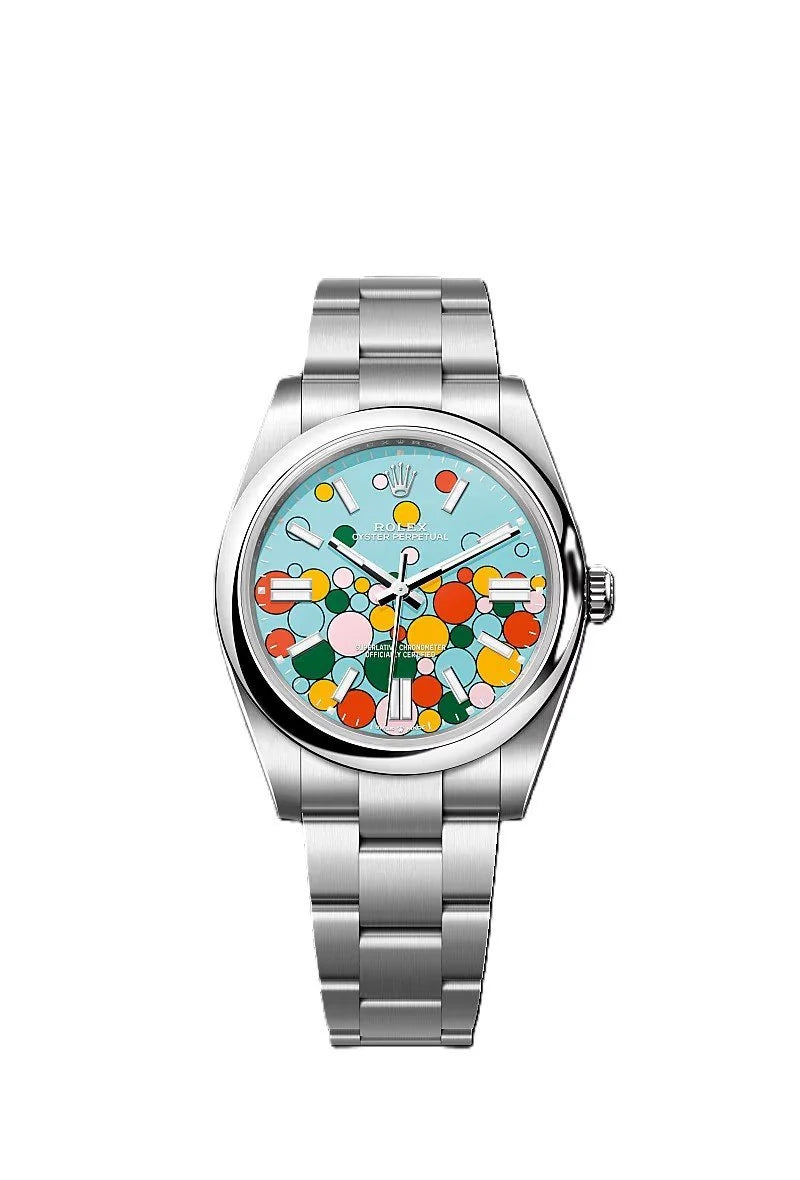 ROLE_X Oyster Perpetual 41 Turquoise blue dial