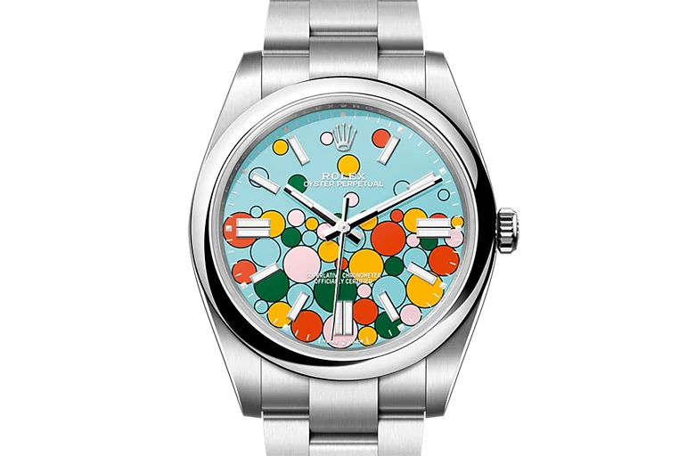 ROLE_X Oyster Perpetual 41 Turquoise blue dial