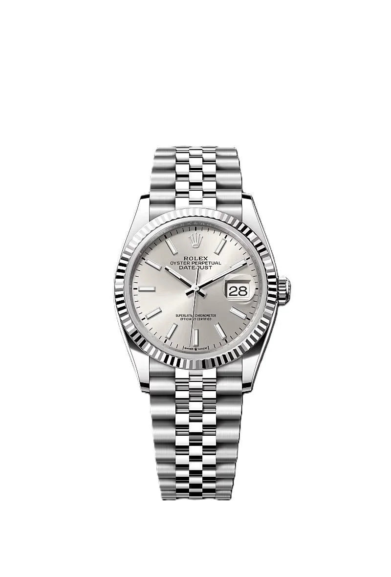 ROLE_X Date just 36 silver dial