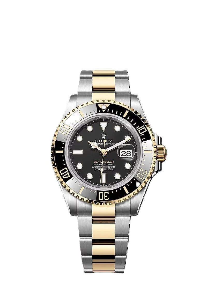ROLE_X Sea-Dweller yellow gold Bezel and black dial