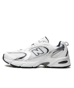 New Balance 530 White Silver Navy
